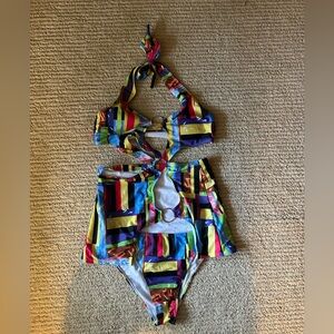 Colorful Geometric Bikini Set